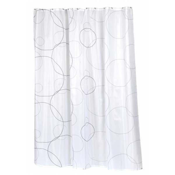 Livingquarters Ava Fabric Shower Curtain LI55917